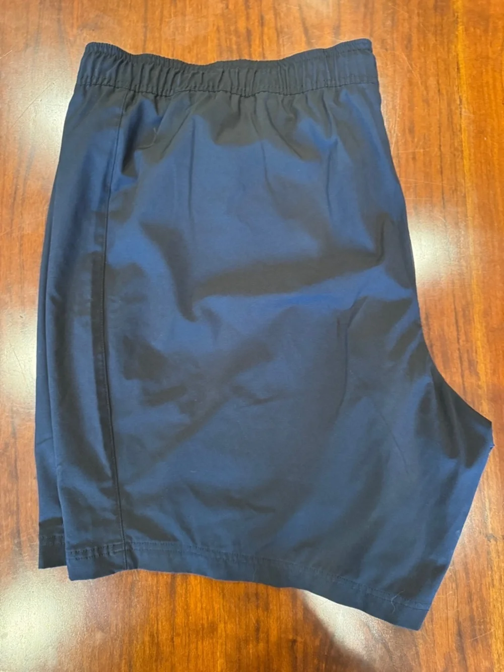 Duluth Trading Co Black Men's Swim Trunks with White Drawstring